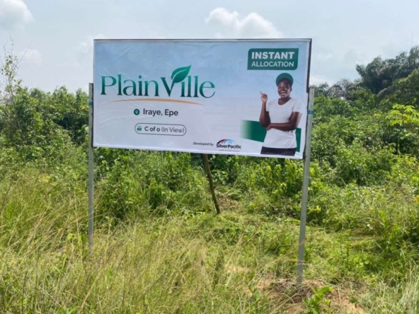 Plain Ville estate epe land for sale