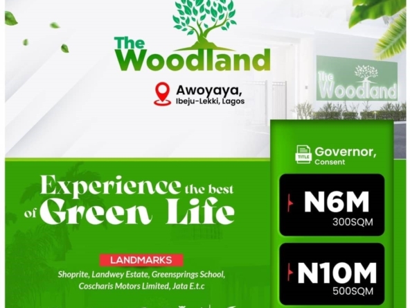 Woodland Estate Awoyaya - Land in Ibeju-lekki