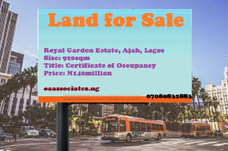 Royal Gardens Estate, Ajah, Lekki, Lagos., Lekki Phase 2
