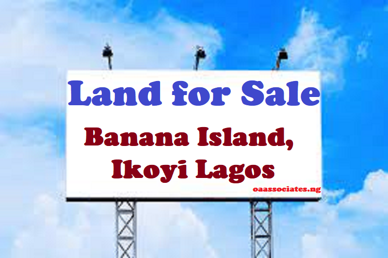 land for sale in banana island