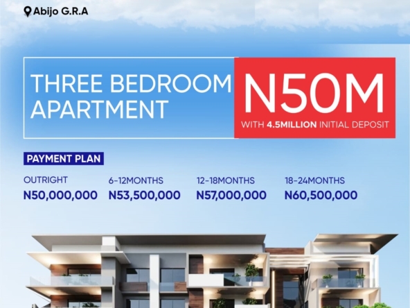 3 Bedroom Apartment in Abijo GRA